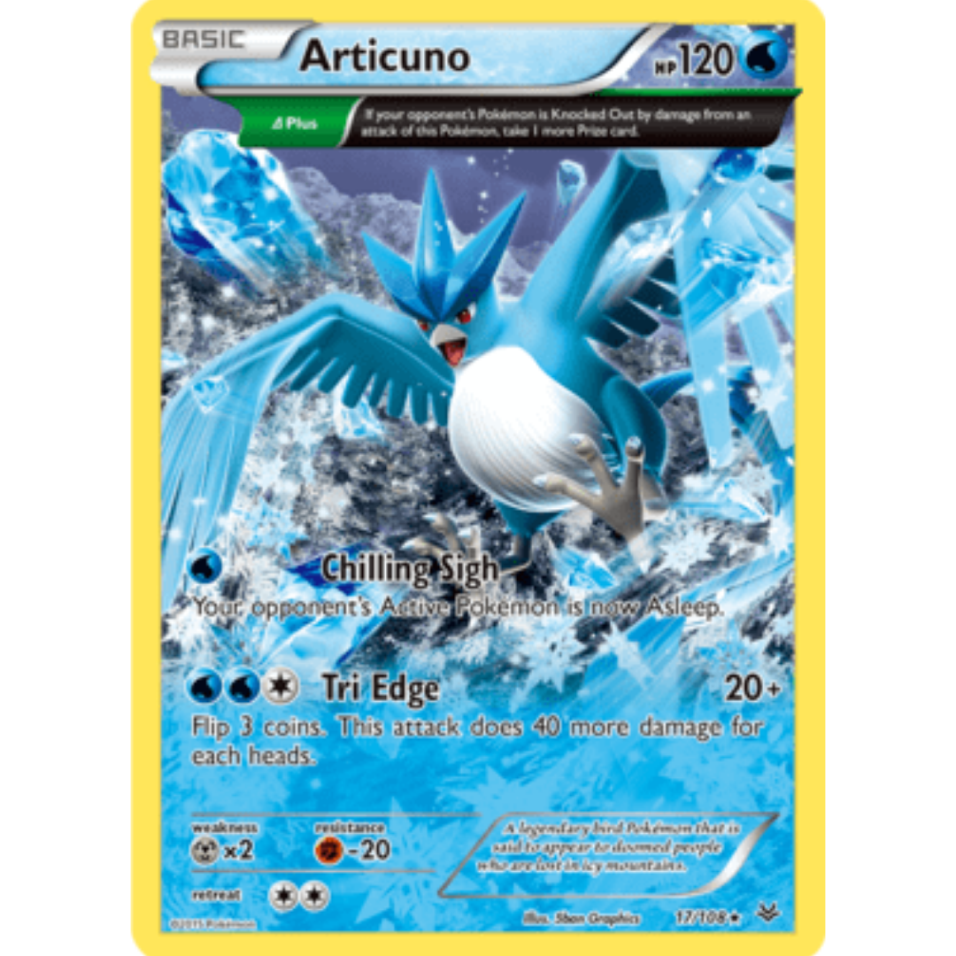 Articuno (17 Delta) 017  XY  Roaring Skies - Rare