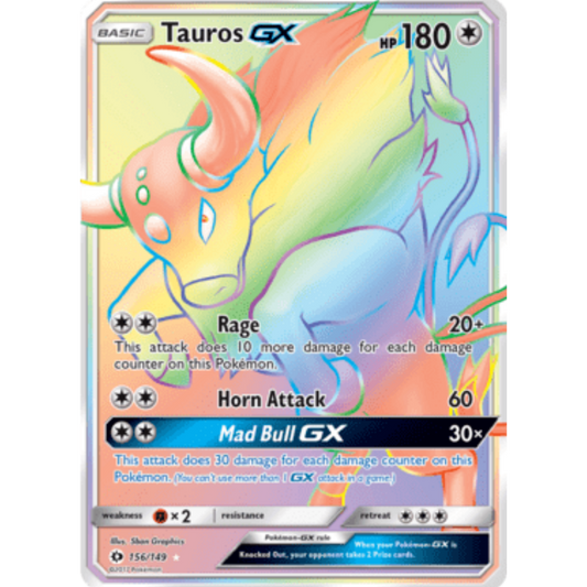 Tauros GX (156/149) [Sun & Moon: Base Set]
