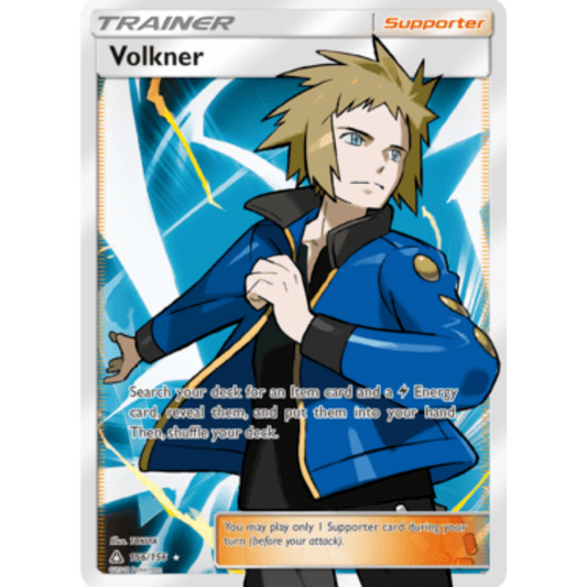 Volkner (Full Art) 156  - Holofoil SM  Ultra Prism - Ultra Rare