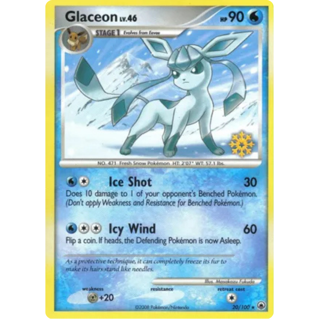 Glaceon - 20/100/100  Countdown Calendar Promos - Promo