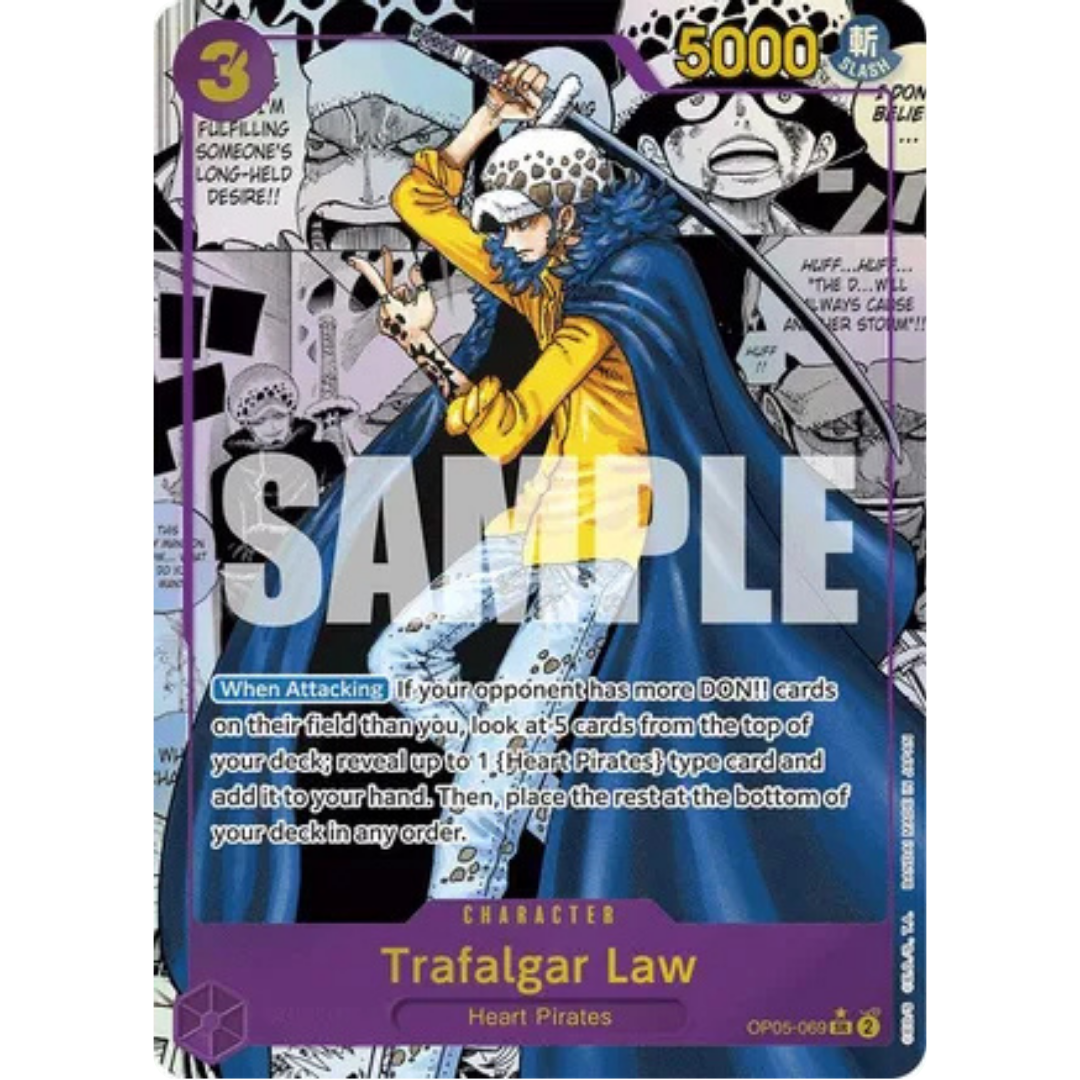 Trafalgar Law (OP05-069) (Manga) (OP05-069) - Premium Booster -The Best- Foil