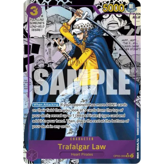 Trafalgar Law (OP05-069) (Manga) (OP05-069) - Premium Booster -The Best- Foil