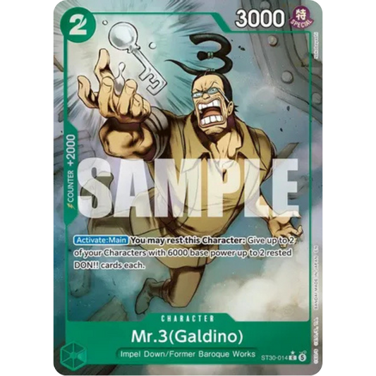 Mr.3(Galdino) (Full Art) (ST30-014) - Starter Deck EX: Luffy & Ace Foil
