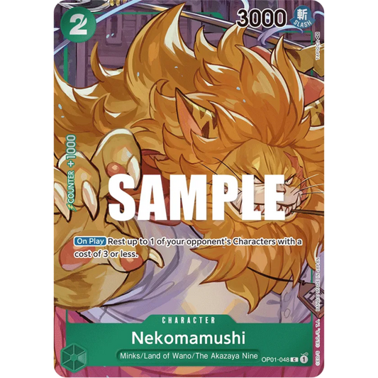 Nekomamushi (Box Topper) (OP01-048) - Romance Dawn Foil