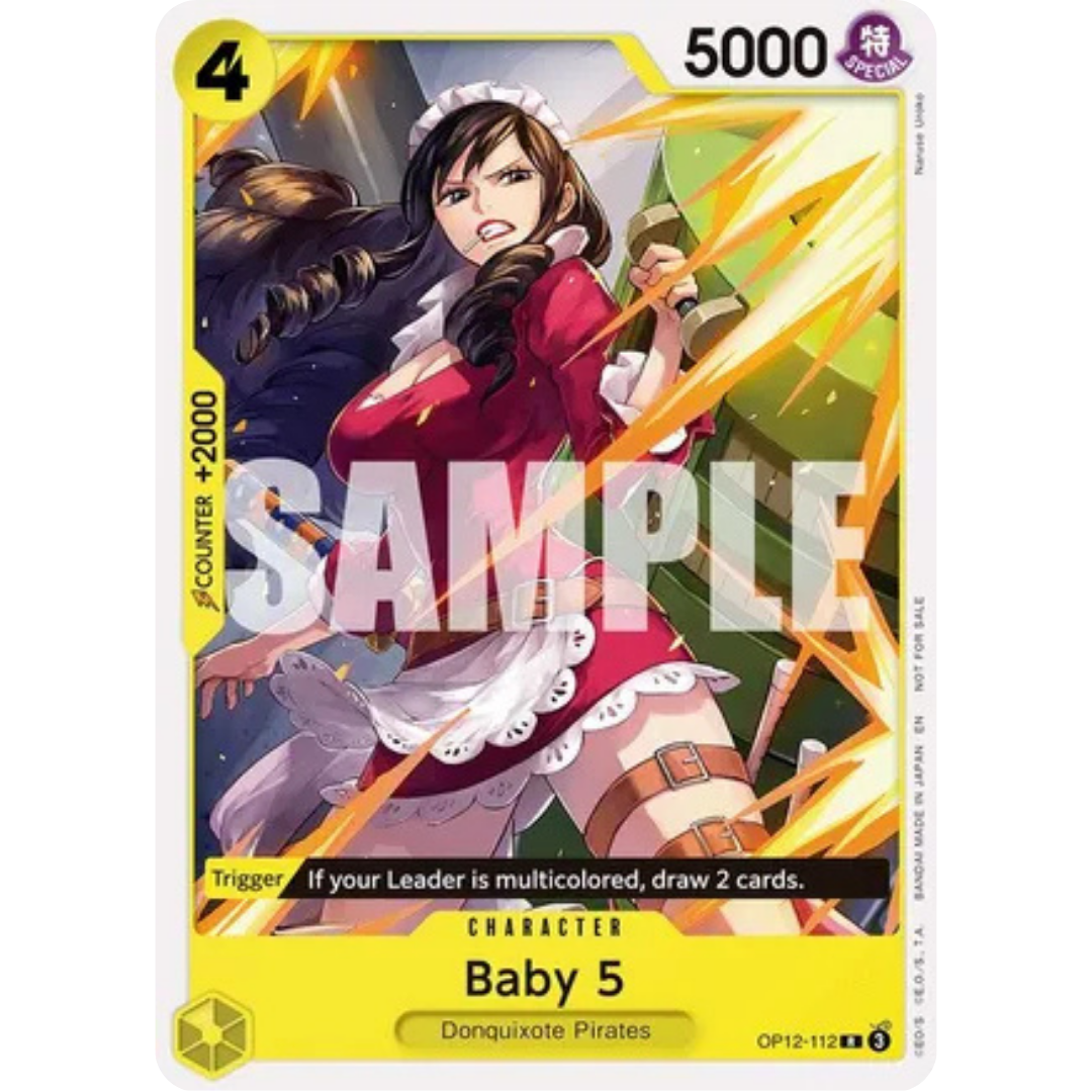 Baby 5 (Tournament Pack 2026 Vol. 1) (OP12-112) - One Piece Promotion Cards
