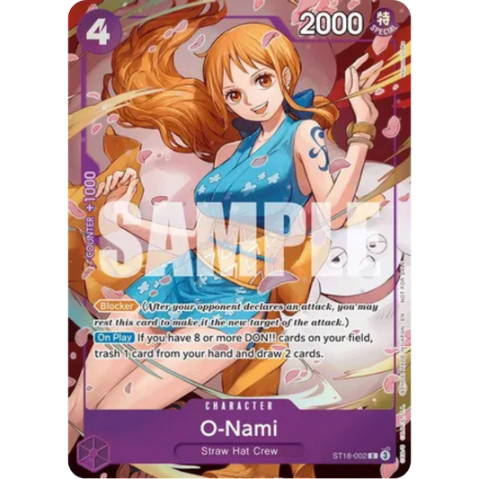 O-Nami - ST18-002 (ST18-002) - Extra Booster: One Piece Heroines Edition Foil