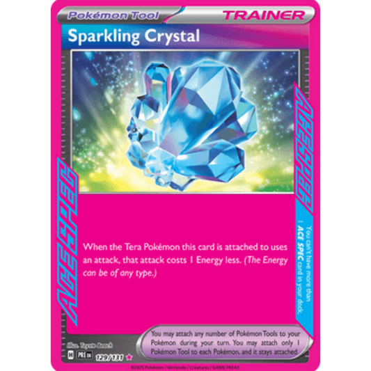 Sparkling Crystal 129/131  - Holofoil SV Prismatic Evolutions - ACE SPEC Rare