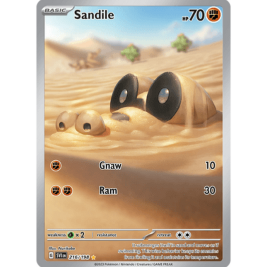 Sandile (216/198) [Scarlet & Violet: Base Set]