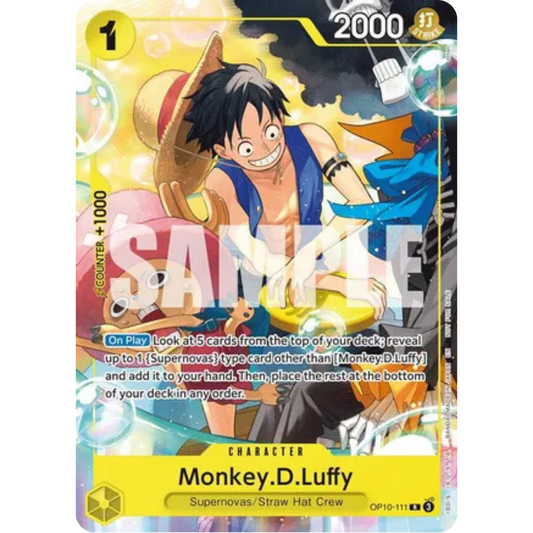 Monkey.D.Luffy (Welcome Pack 2026 Vol.1) (OP10-111) - One Piece Promotion Cards