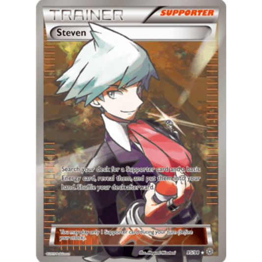 Steven (Full Art) 095/98  - Holofoil XY  Ancient Origins - Ultra Rare