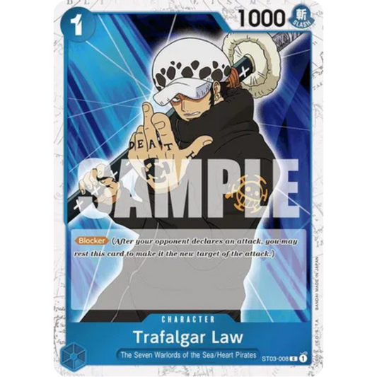 Trafalgar Law (ST03-008) (Jolly Roger Foil) (ST03-008) - Premium Booster -The Best- Foil