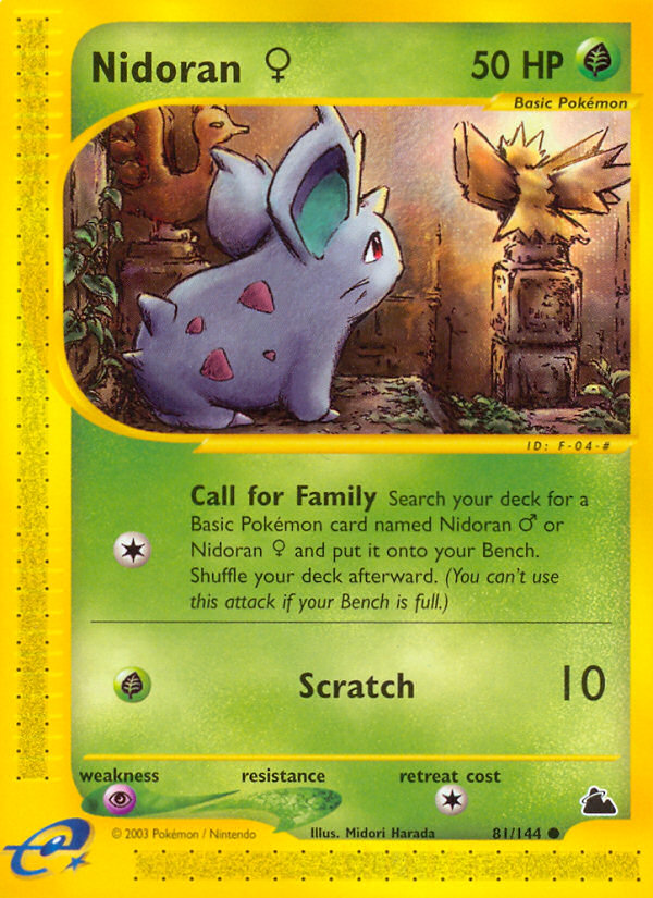 Nidoran F (81)  Skyridge - Common