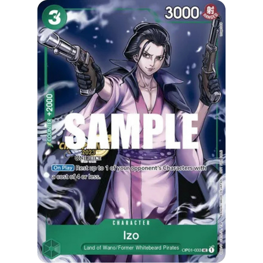 Izo (CS 2023 Celebration Pack) (OP01-033) - One Piece Promotion Cards Foil