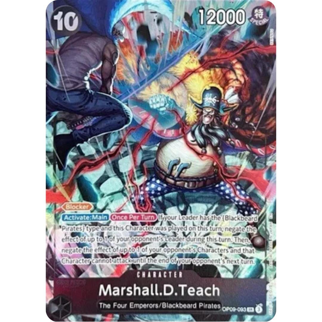 Marshall.D.Teach (093) (English Version 2nd Anniversary Set) (OP09-093) - One Piece Promotion Cards Foil
