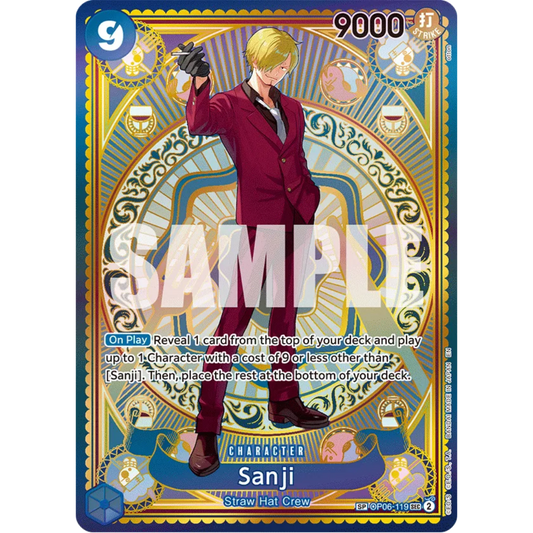 Sanji (SP) (OP06-119) - A Fist of Divine Speed Foil