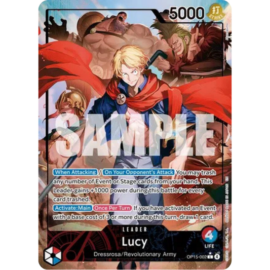 Lucy (Alternate Art) (OP15-002) - Adventure on Kami's Island Foil