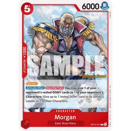 Morgan (OP15-017) - Adventure on Kami's Island Release Event Cards