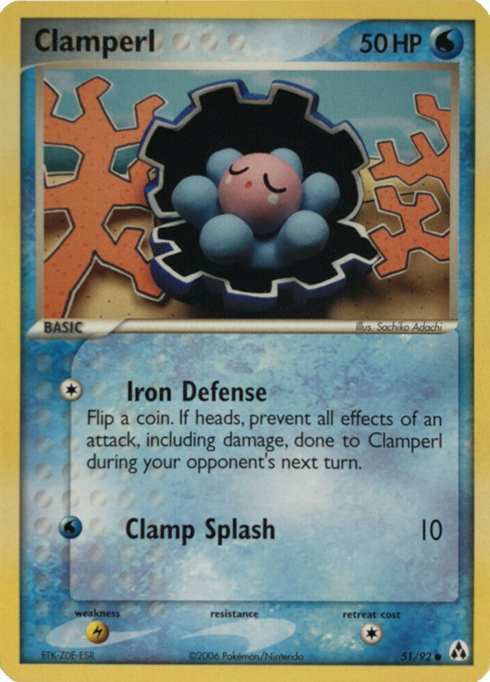 Clamperl 051  - Reverse Holofoil Legend Maker - Common