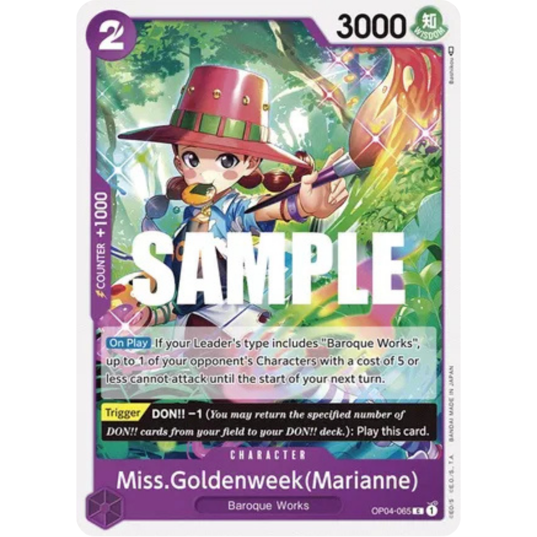 Miss.Goldenweek(Marianne) (OP04-065) - Kingdoms of Intrigue