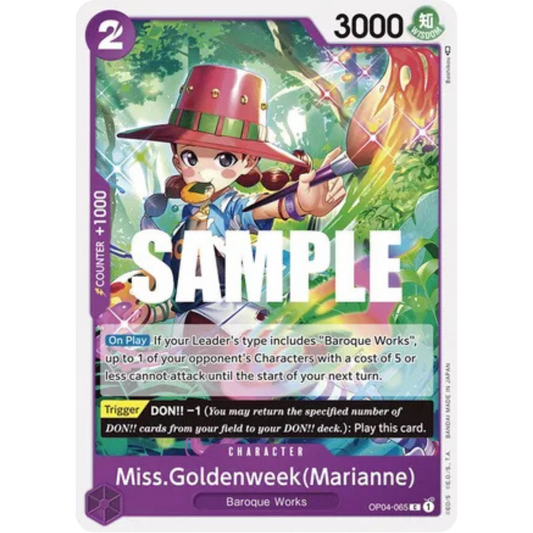 Miss.Goldenweek(Marianne) (OP04-065) - Kingdoms of Intrigue