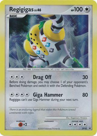 Regigigas - DP40  - Holofoil Jumbo Cards - Promo