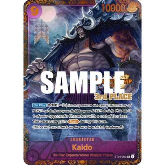 Kaido (CS 2023 Trophy Card) [3rd Place] (ST04-003) - One Piece Promotion Cards Foil