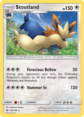 Stoutland 105  SM Base Set - Rare