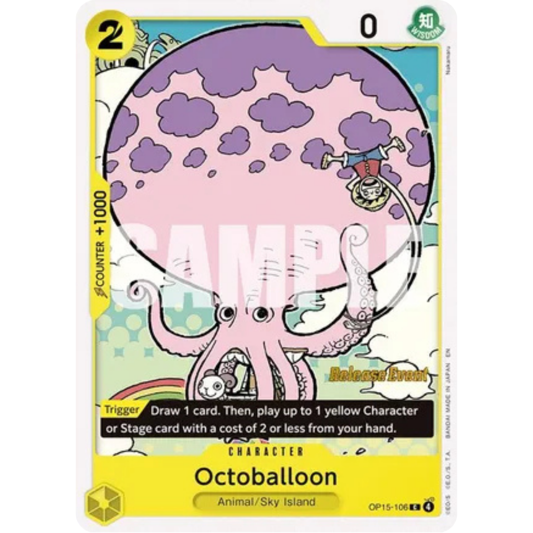Octoballoon (OP15-106) - Adventure on Kami's Island Release Event Cards