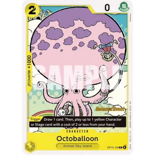 Octoballoon (OP15-106) - Adventure on Kami's Island Release Event Cards