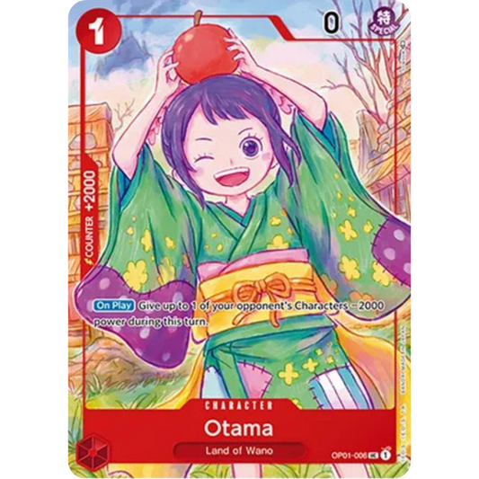 Otama (Japanese 1st Anniversary Set) (OP01-006) - One Piece Promotion Cards Foil