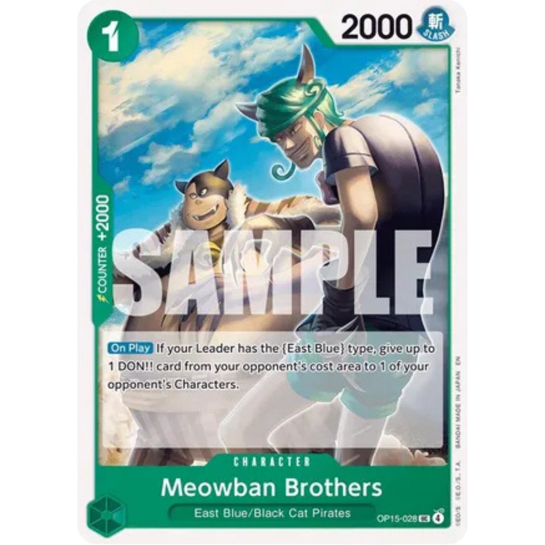 Meowban Brothers (OP15-028) - Adventure on Kami's Island