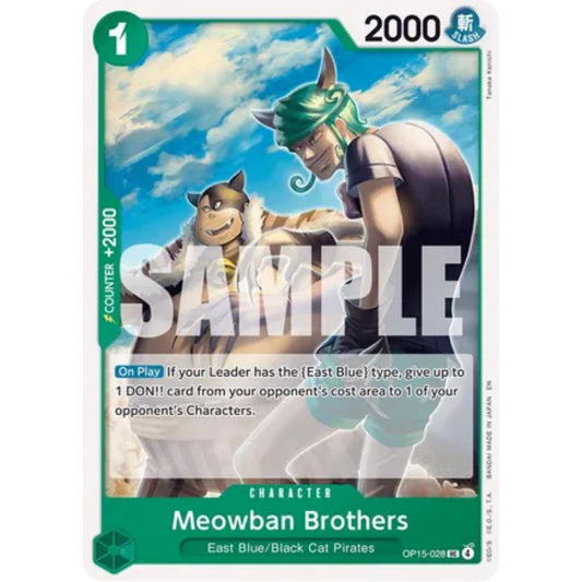 Meowban Brothers (OP15-028) - Adventure on Kami's Island