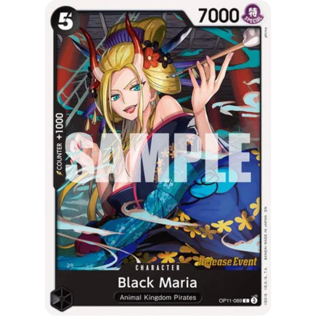 Black Maria (OP11-089) - A Fist of Divine Speed Release Event Cards