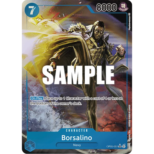 Borsalino (Alternate Art) (OP05-051) - Awakening of the New Era Foil