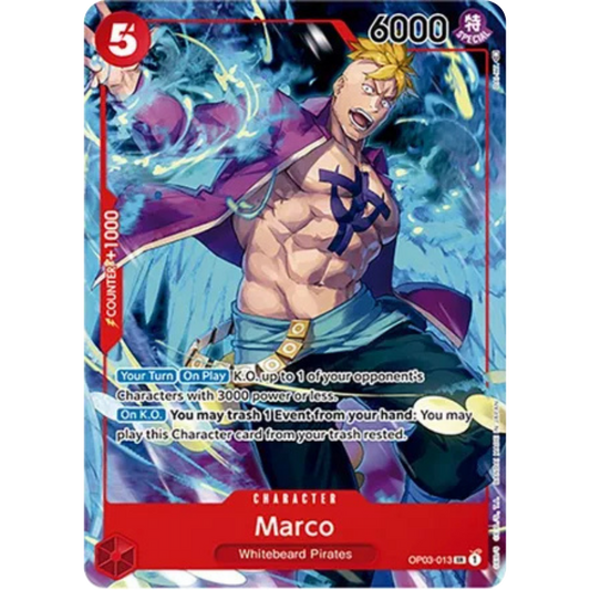 Marco (Japanese 1st Anniversary Set) (OP03-013) - One Piece Promotion Cards Foil
