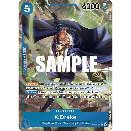 X.Drake (Alternate Art) (OP05-055) - Awakening of the New Era Foil