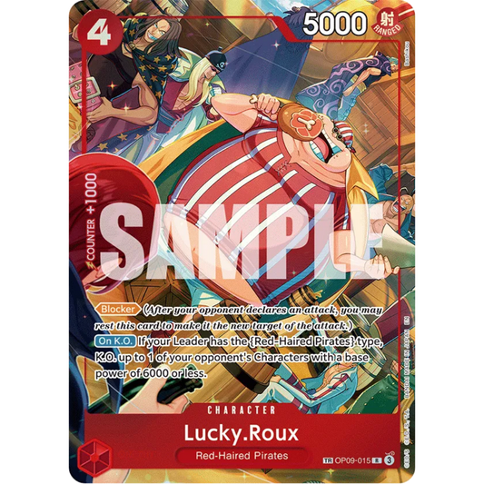 Lucky.Roux (TR) (OP09-015) - A Fist of Divine Speed Foil