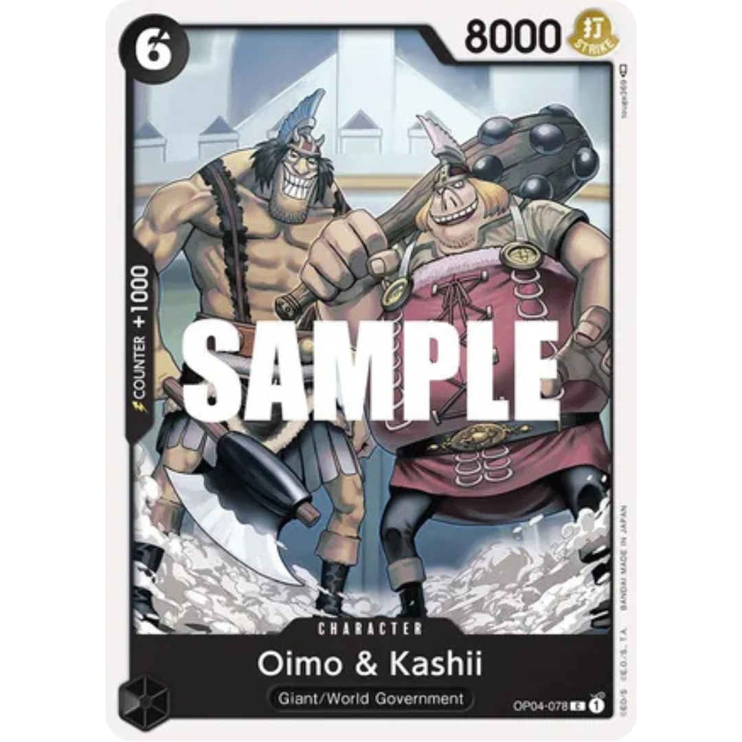 Oimo & Kashii (OP04-078) - Kingdoms of Intrigue