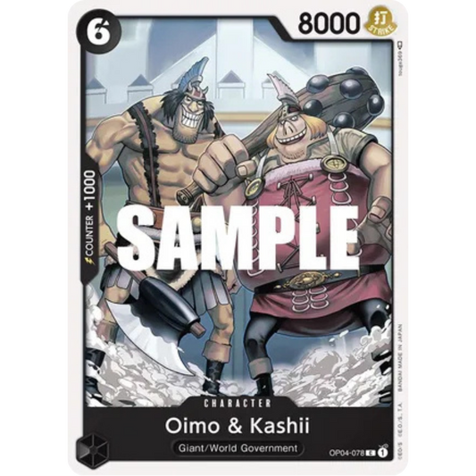 Oimo & Kashii (OP04-078) - Kingdoms of Intrigue