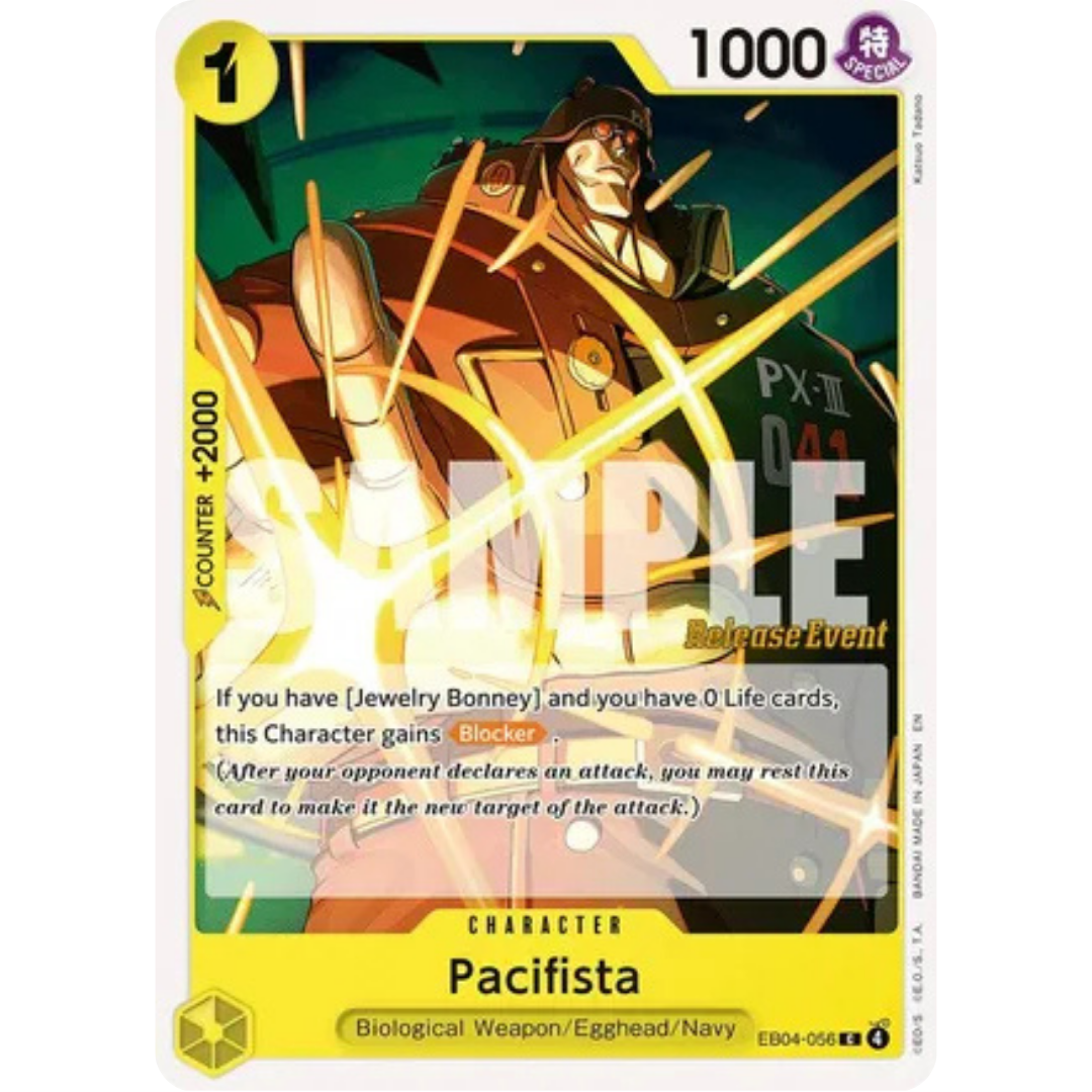 Pacifista (EB04-056) - Adventure on Kami's Island Release Event Cards