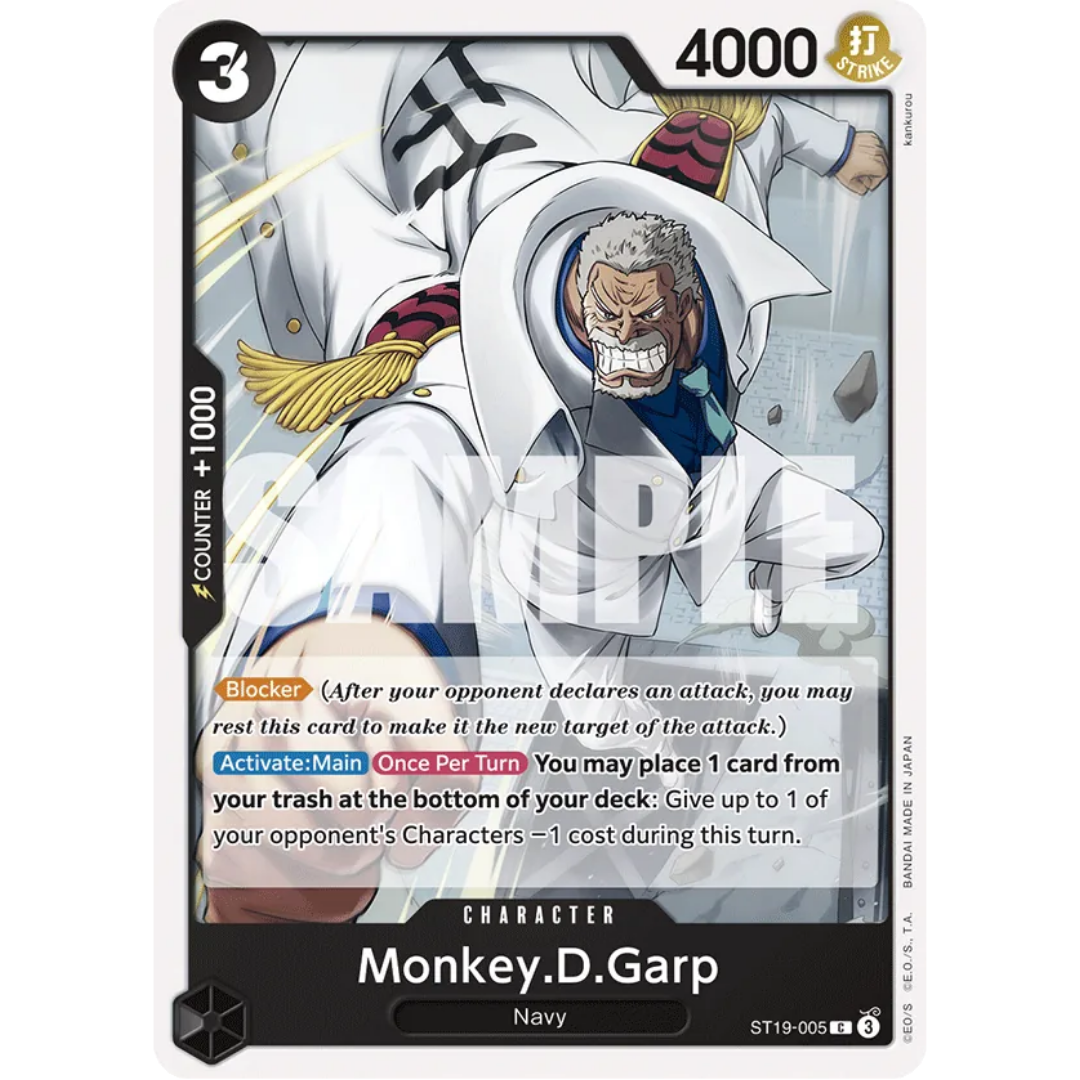 Monkey.D.Garp (ST19-005) - Starter Deck 19: BLACK Smoker