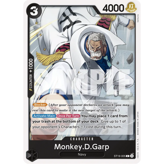 Monkey.D.Garp (ST19-005) - Starter Deck 19: BLACK Smoker