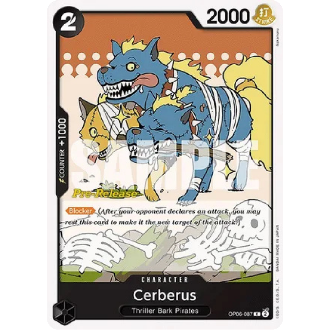Cerberus (OP06-087) - Wings of the Captain Pre-Release Cards