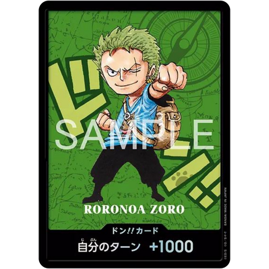 One Piece Premium Card Collection - Kumamoto Prefecture Special Edition DON!! Roronoa Zoro