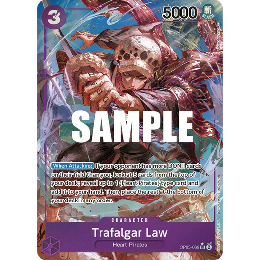 Trafalgar Law (Alternate Art) (069) (OP05-069) - Awakening of the New Era Foil