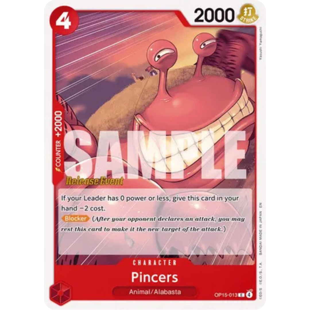 Pincers (OP15-013) - Adventure on Kami's Island Release Event Cards