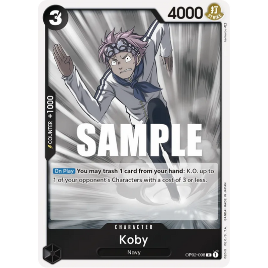 Koby (OP02-098) - Starter Deck 19: BLACK Smoker