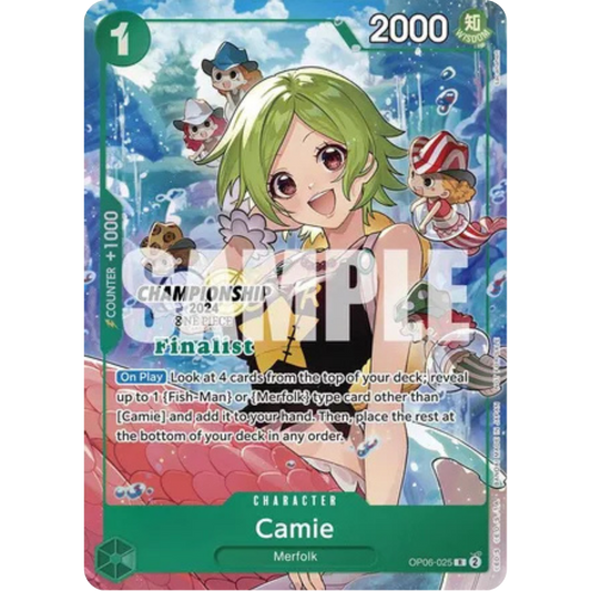 Camie (Championship 2024 Finalist Card Set) (OP06-025) - One Piece Promotion Cards Foil