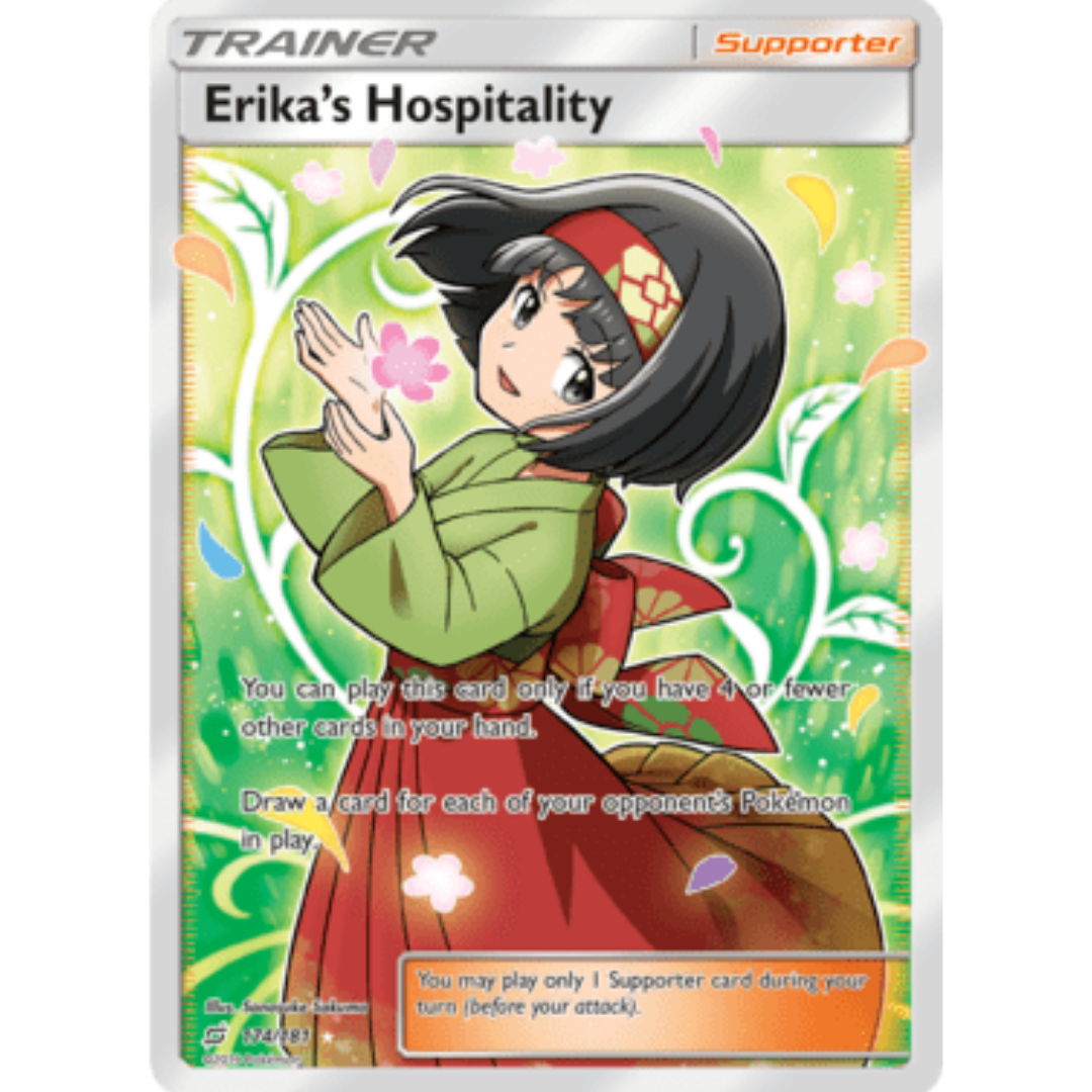 Erika's Hospitality (Full Art)  - Holofoil SM  Team Up - Ultra Rare