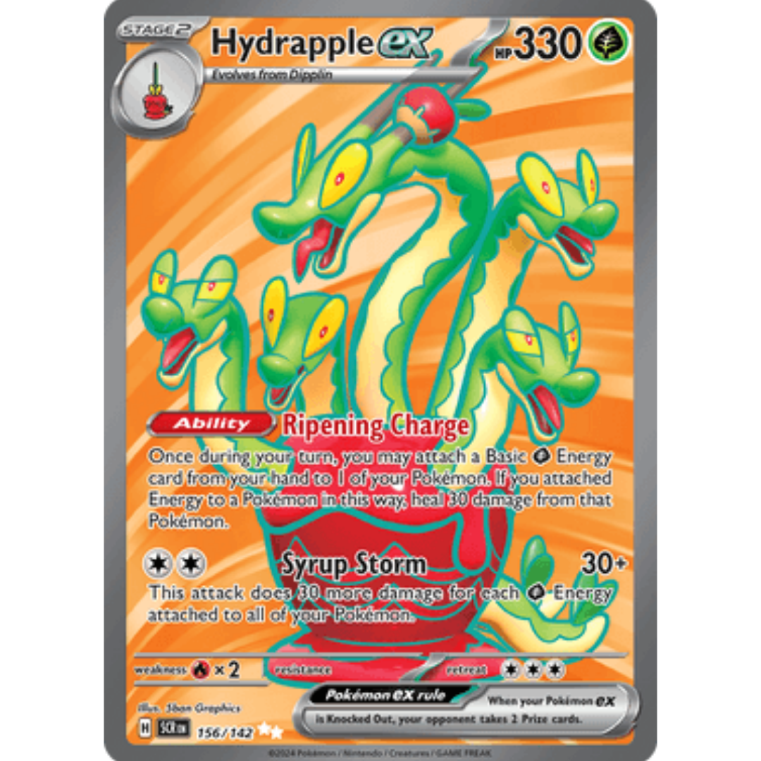 Hydrapple ex 156/142  - Holofoil SV07 Stellar Crown - Ultra Rare
